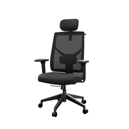 Fotel biurowy ergonomiczny Liftor Focus, czarny