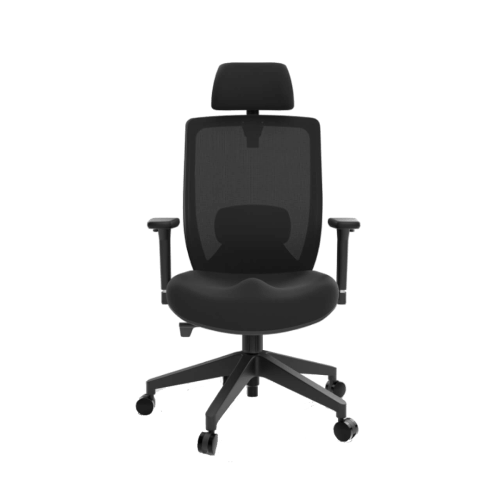 Fotel biurowy ergonomiczny Liftor Space, czarny