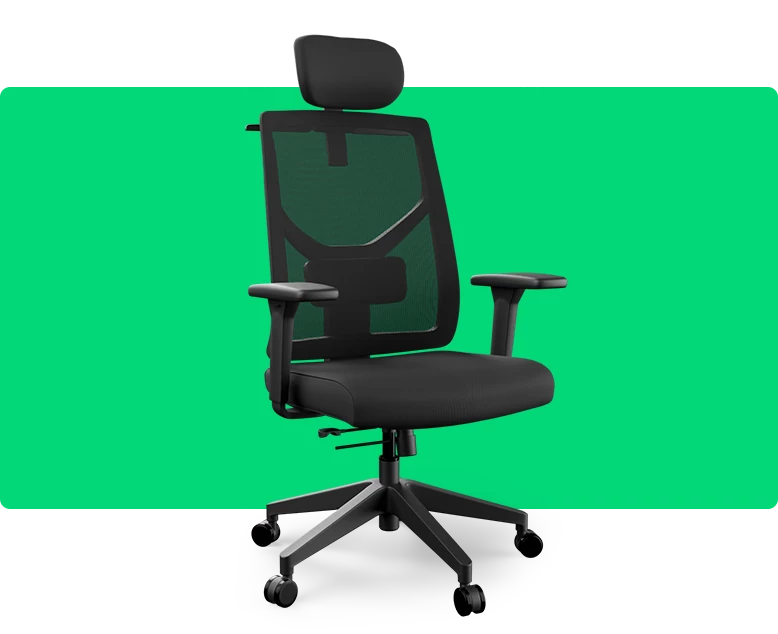 Fotel biurowy ergonomiczny Liftor Focus, czarny